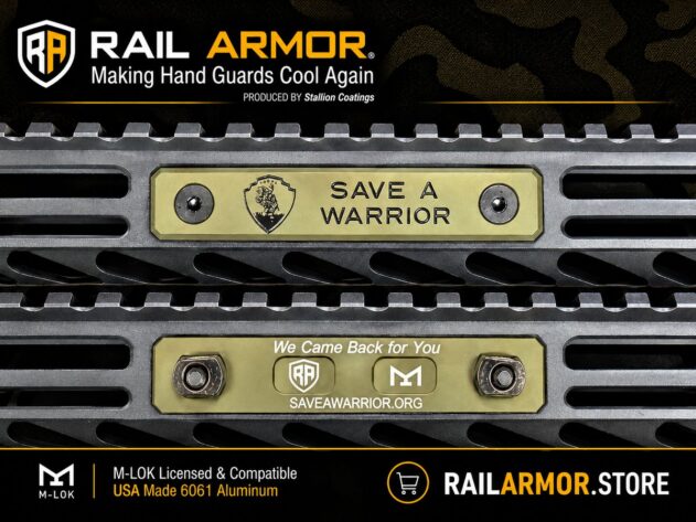 Rail Armor Save A Warrior Rider M-LOK rail cover